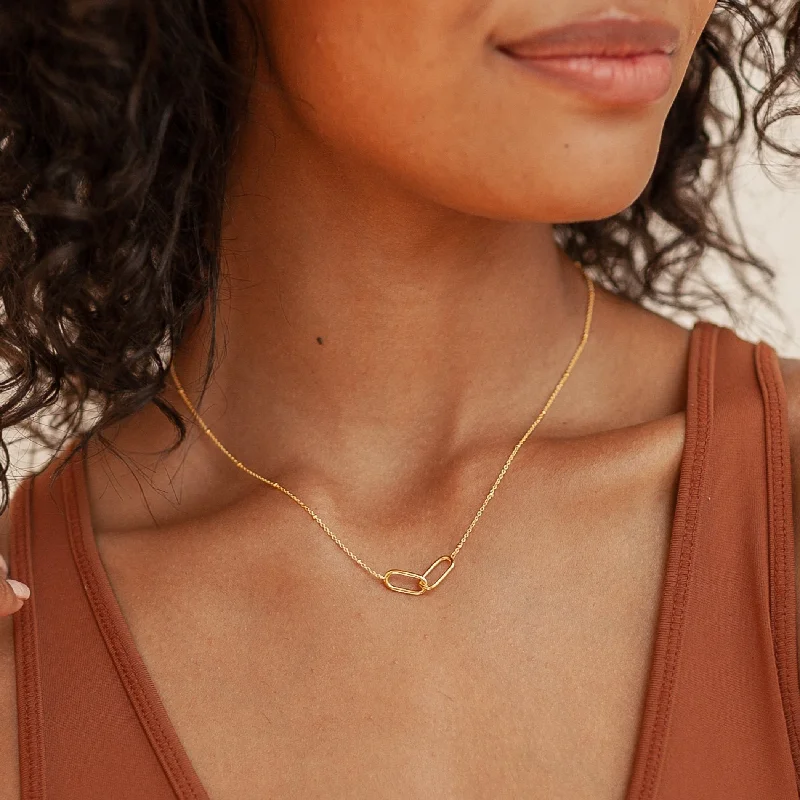 celestial lunar eclipse pendant Linked Pendant Necklace