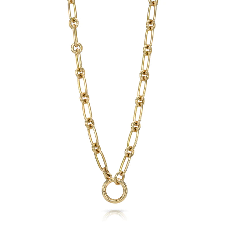 ethical lab-grown diamond ring Lo Annex Chain with Charm Holder