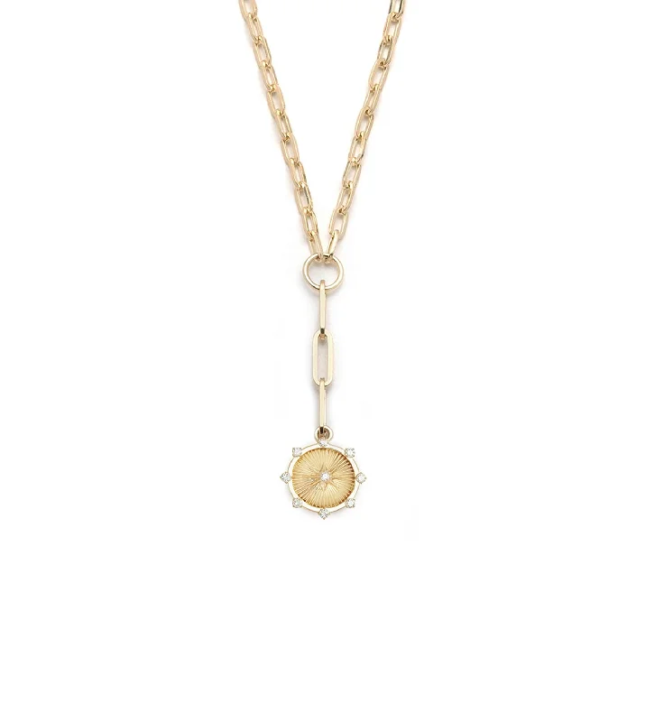 silver lotus flower earrings Spark - Love : Refined Clip Extension Chain Necklace