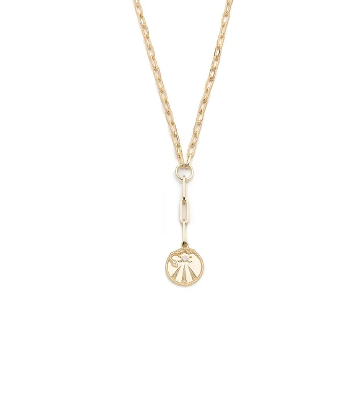 dainty gemstone drop earrings Mind Body Soul : Refined Clip Extension Chain Necklace