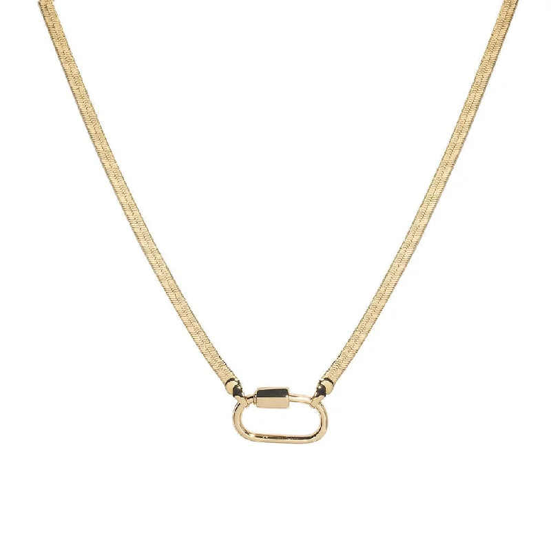 men’s silver wedding band Miranda necklace