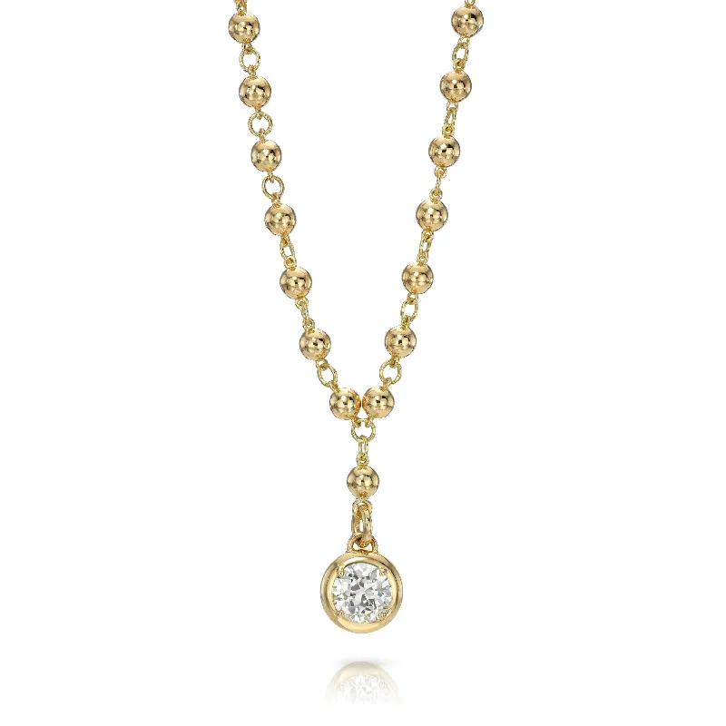 white opal engagement ring RANDI DROP NECKLACE