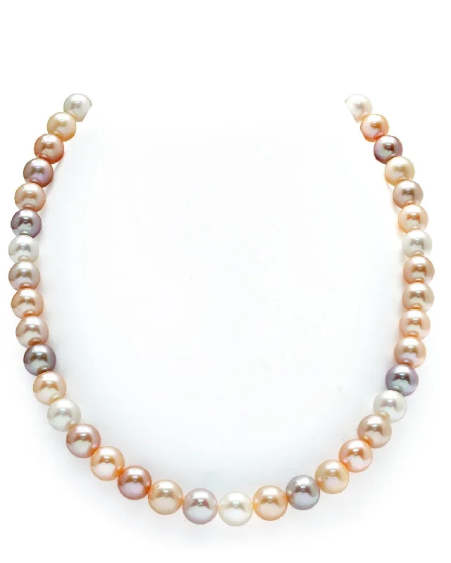 unique gemstone cocktail ring 8.0-8.5mm Freshwater Multicolor Pearl Necklace - AAA Quality unique gemstone cocktail ring 8.0-8.5mm Freshwater Multicolor Pearl Necklace - AAA Quality