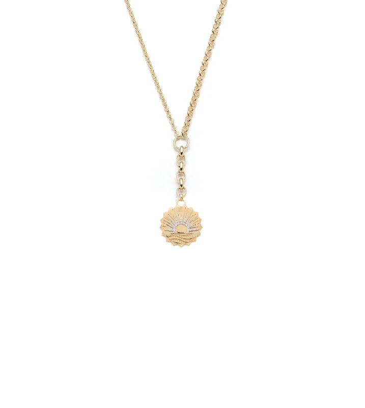 dainty gold chain earrings New Beginnings - Internal Compass : Medium Mixed Belcher Extension Chain Necklace