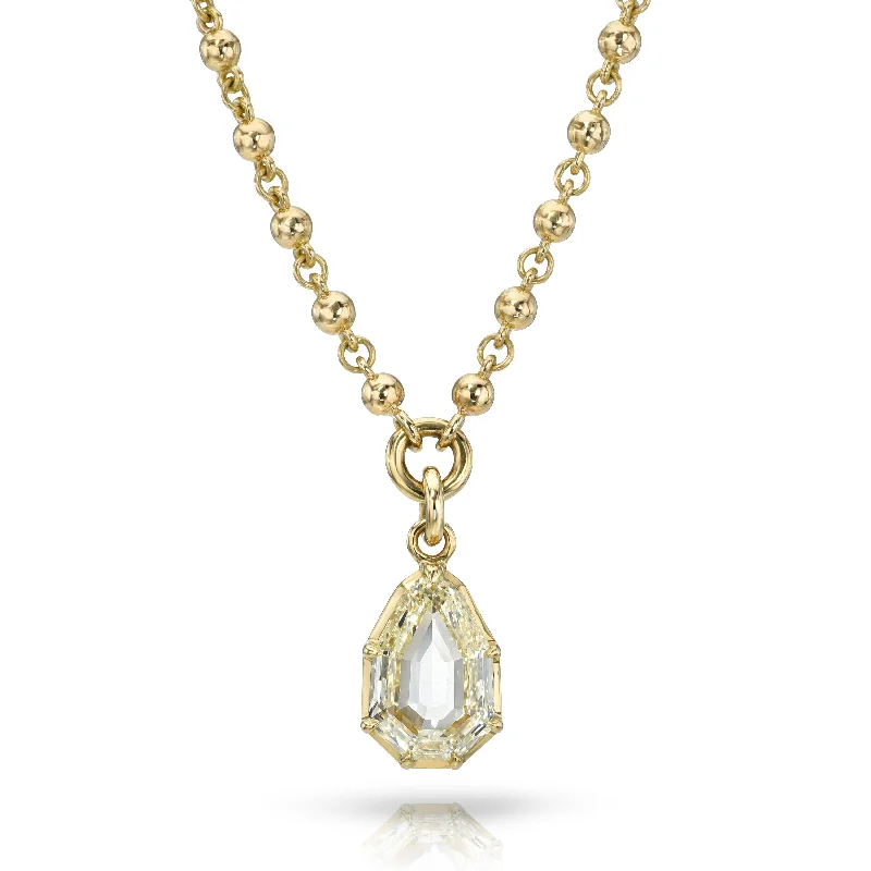 personalized engraved signet ring ODETTE NECKLACE