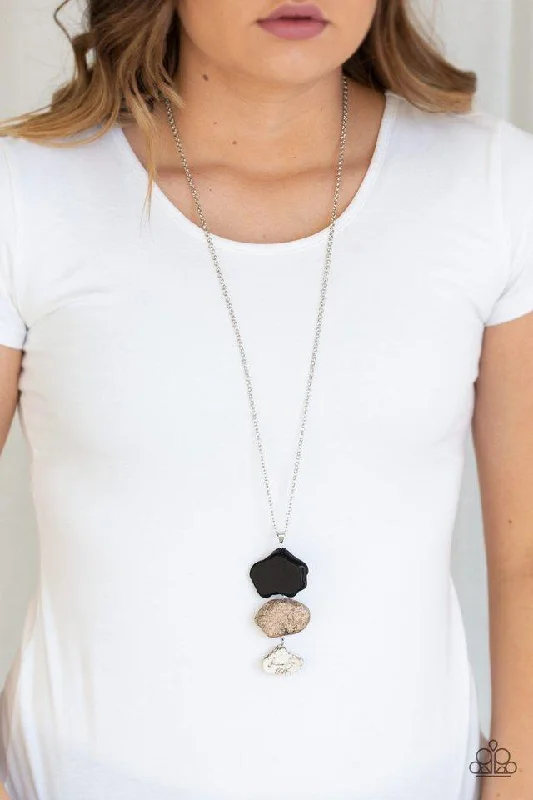 birthstone stacking rings set Paparazzi Necklace ~ On The ROAM Again - Multi
