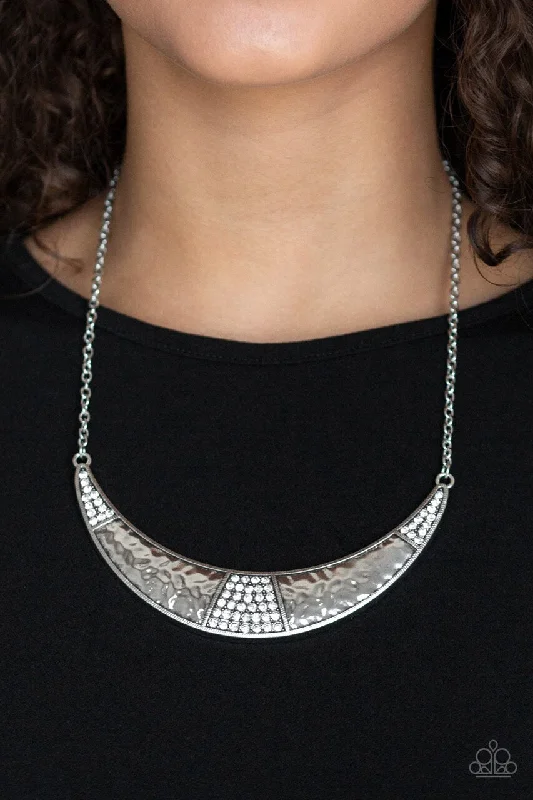dainty sapphire stacking rings Paparazzi Necklace ~ Stardust - White