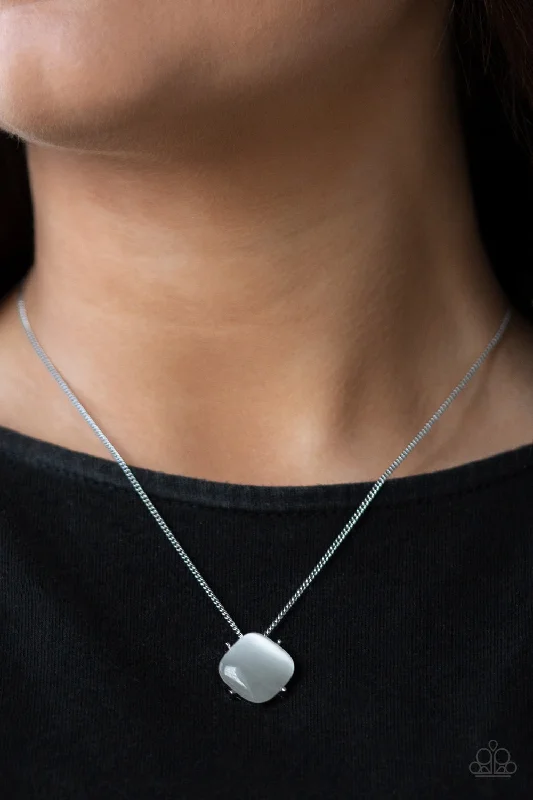 dainty chain bracelet layered Paparazzi Necklace ~ You GLOW Girl - White