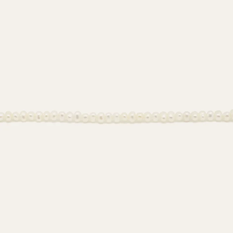 braided gold chain bracelet Pearl Rice Necklace