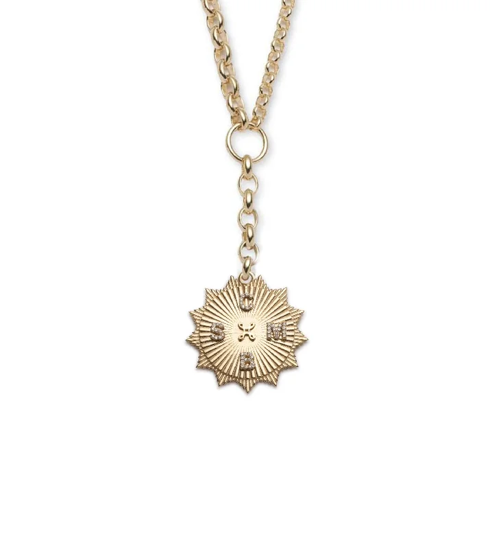 pearl and gold chain earrings Personalized Radiating Love Token : Heavy Mixed Belcher Extension Chain Necklace