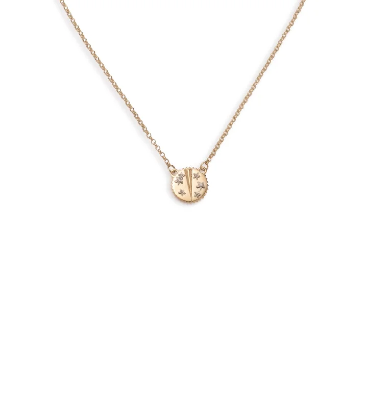 classic diamond solitaire earrings Resilience : Mini Stationary Necklace