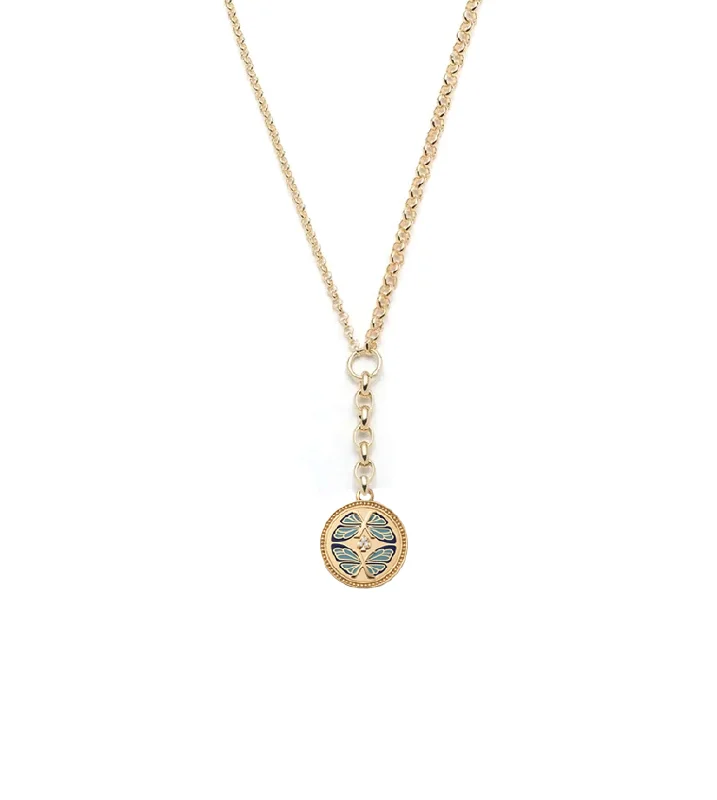 custom name necklace gold Reverie : Medium Mixed Belcher Extension Chain Necklace