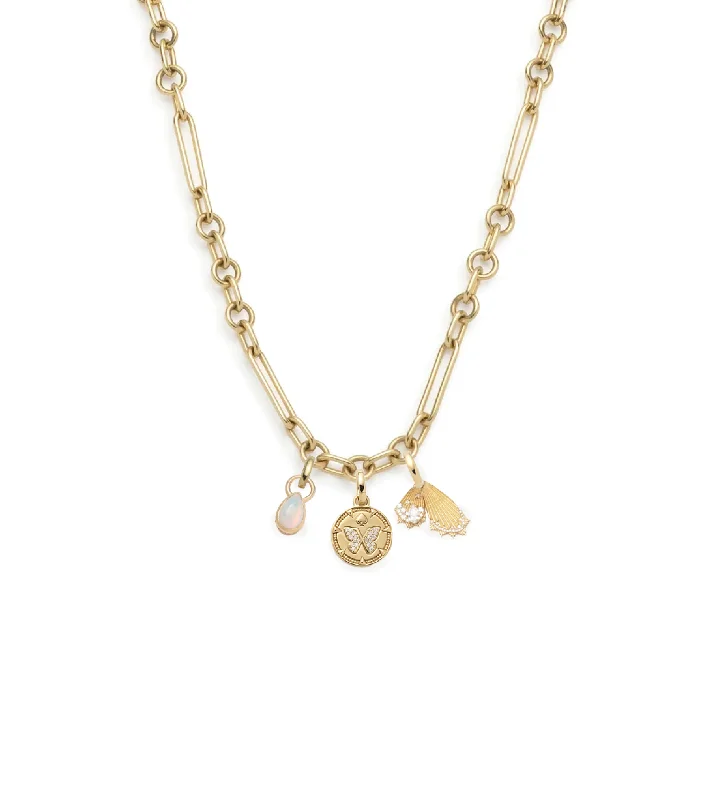pearl stud earrings classic Reverie, Wings & Forever & Always a Pair : Small Mixed Clip Necklace pearl stud earrings classic Reverie, Wings & Forever & Always a Pair : Small Mixed Clip Necklace