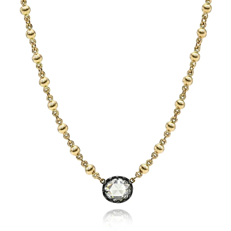 adjustable toe ring silver ROSALINA NECKLACE