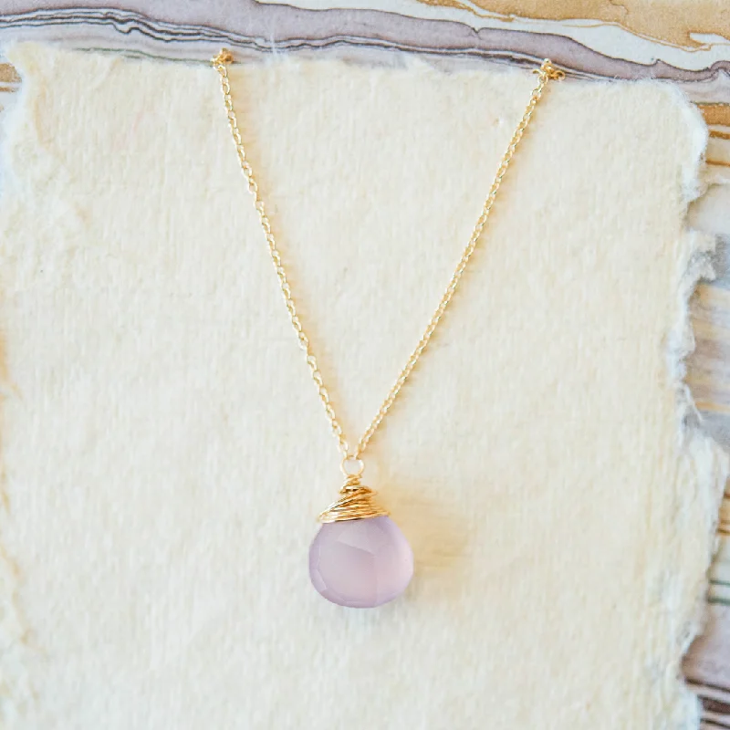silver anklet with charms Rose Quartz Necklace