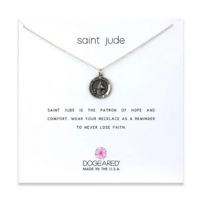 minimalist birthstone bangle saint jude necklace