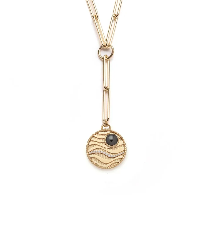 cubic zirconia eternity necklace Sana - Wholeness : Extended Clip Extension Chain Necklace