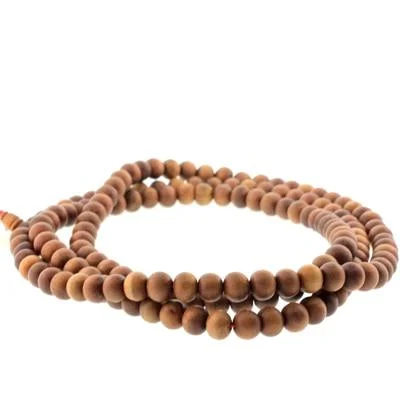 men’s leather and silver bracelet Sandalwood Necklace