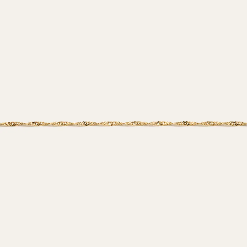 minimalist wedding band set Second Skin Chain