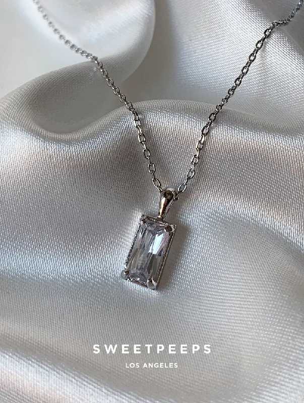 personalized photo locket necklace Silver Everyday Necklace
