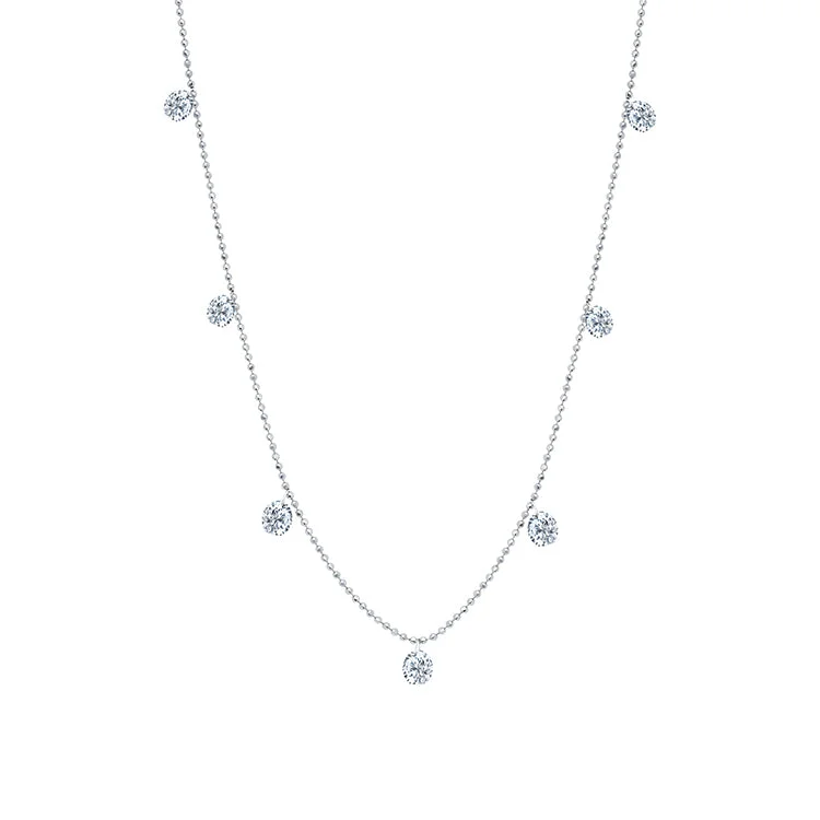 18K White Gold