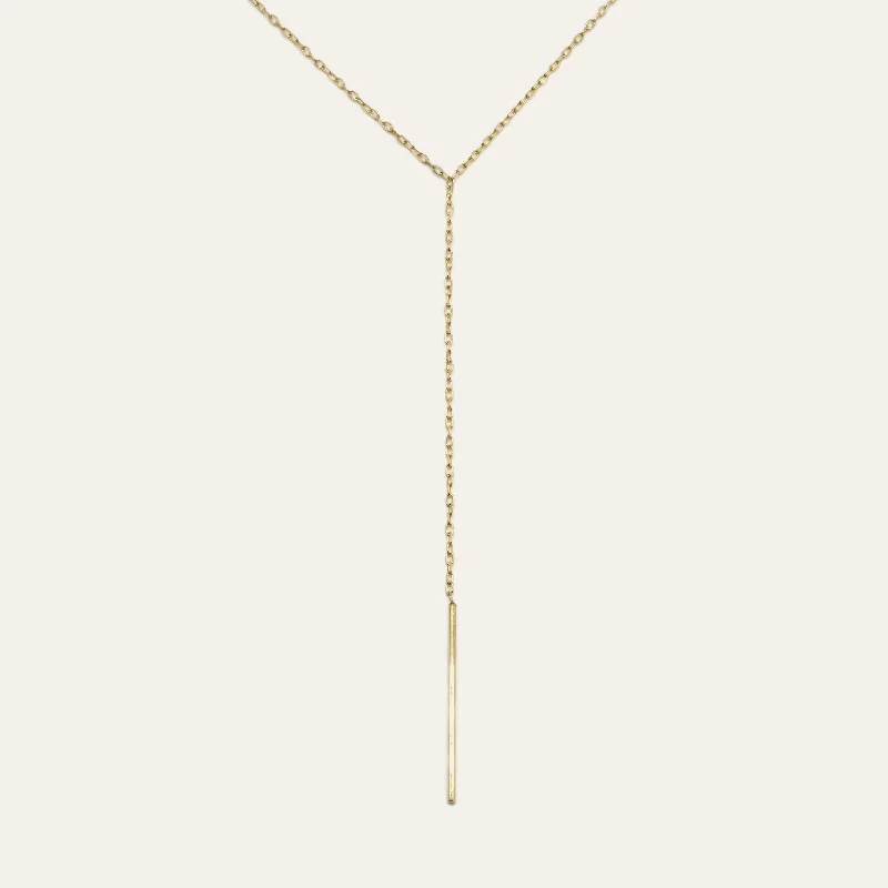 black spinel ring men Staple Lariat