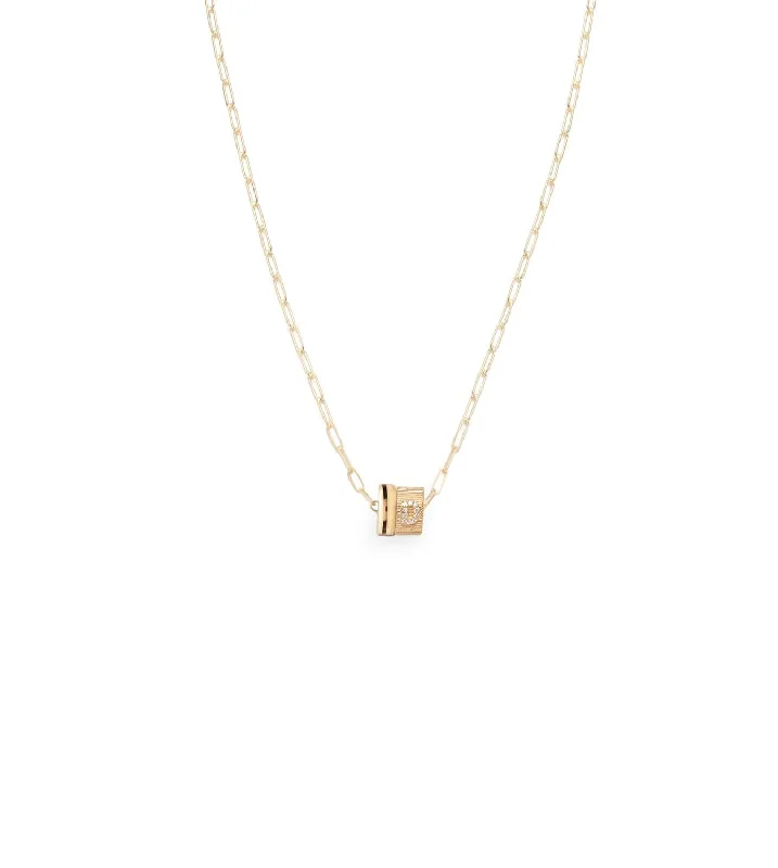 freshwater pearl drop earrings Pave Diamond Initial & Chubby Gold : Heart Beat Super Fine Clip Chain Necklace
