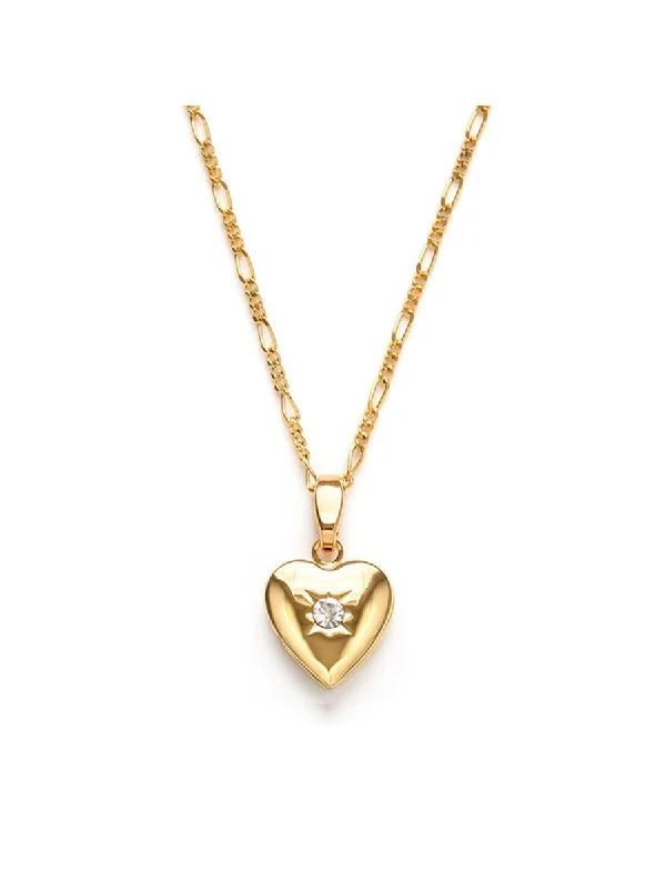 black and gold wedding band Sweetheart Locket by Amano Studio