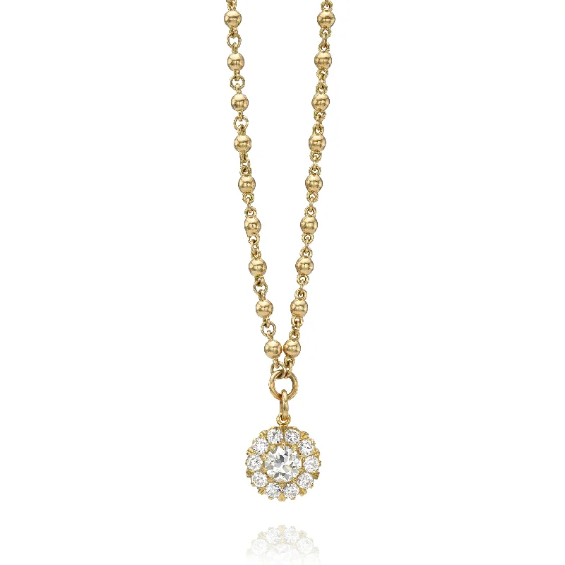 hammered sterling silver band TALIA NECKLACE