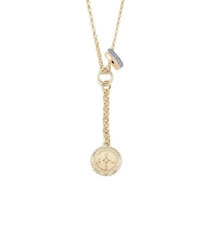 handmade wooden bead necklace Tenet : Small Mixed Belcher Extension Necklace with Heart Slides