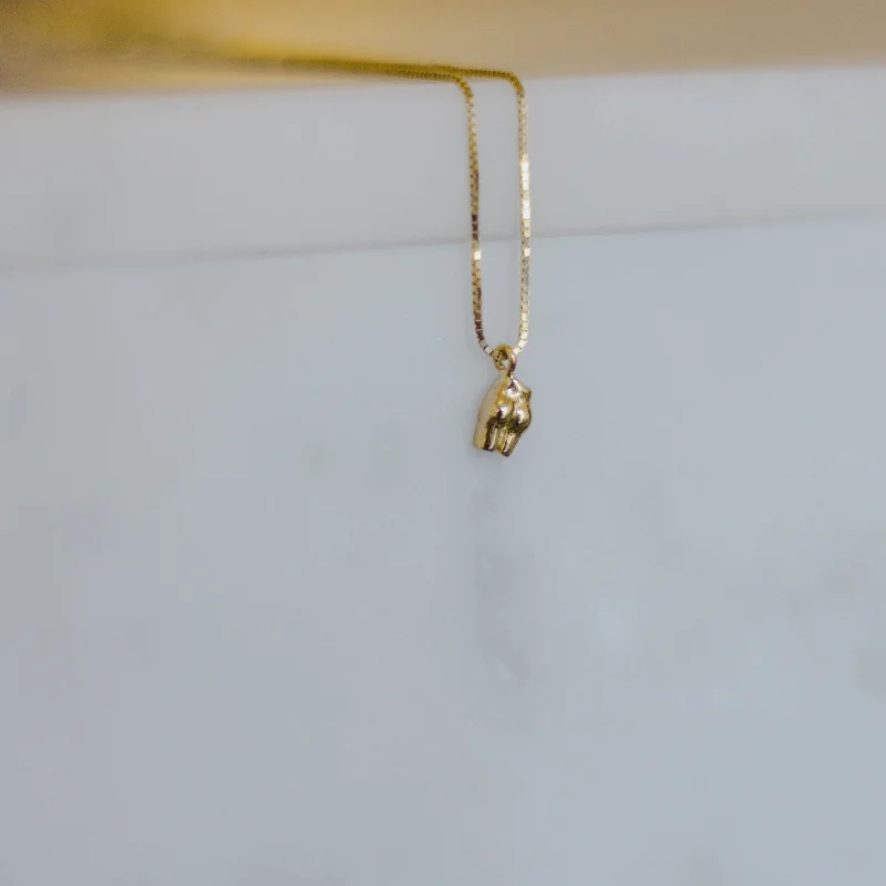 vintage lock and key necklace That Butt Necklace