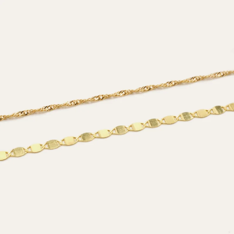 real citrine gemstone pendant The Signature Chain Stack