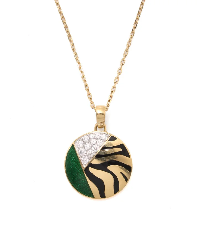 black onyx men’s signet ring Tiger Stripe Pendant Necklace