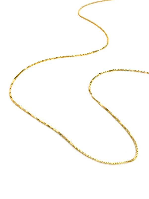 statement gold cuff earrings Vermeil Box Chain