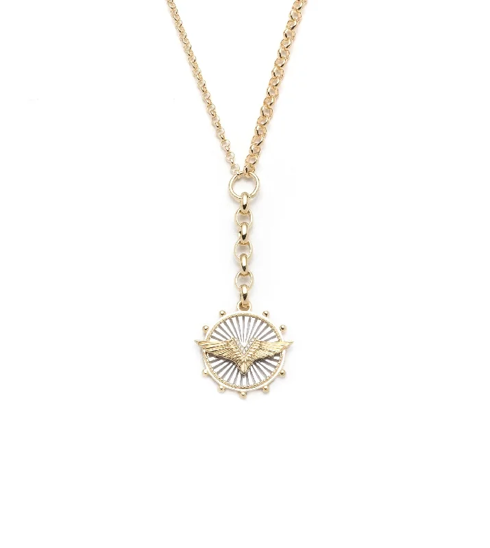 silver moon and star pendant Vivacity : Medium Mixed Belcher Extension Chain Necklace