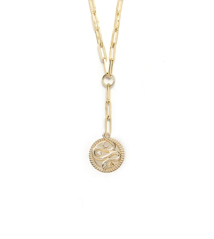 ethical lab-grown diamond ring Wholeness : Classic Fob Clip Extension Chain Necklace