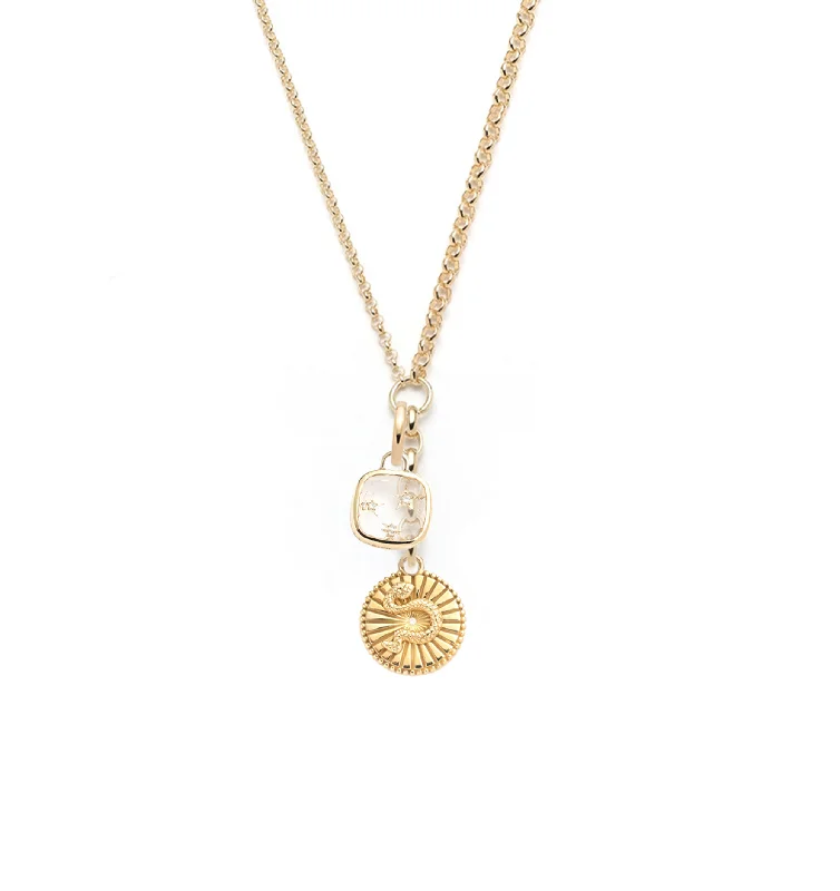 gemstone infinity bracelet Wholeness & Dream Story : Medium Mixed Belcher Extension Chain Necklace