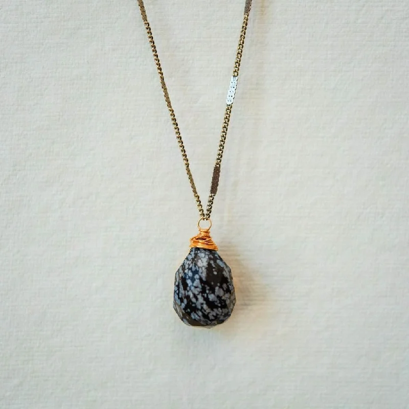 Snowflake Obsidian